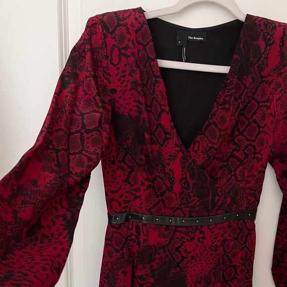 The Kooples silk python print mini dress - Picture 6 of 9